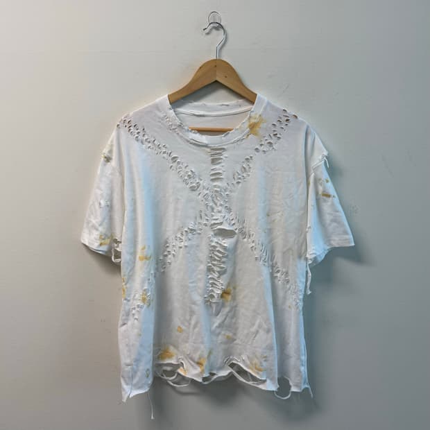 UK 디자인 distressed vintage mood 반팔 티셔츠 