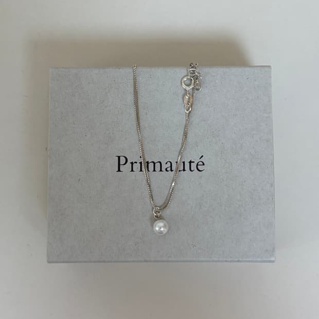 프리모떼 펄 네크리스 pearl necklace 실버925