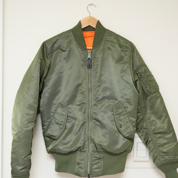 알파인더스트리 ma-1 올리브 XS