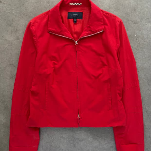 Burberry 버버리 런던 레드 집업 자켓