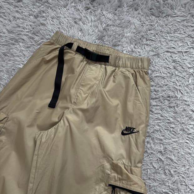 나이키 베이지 카고 조거팬츠