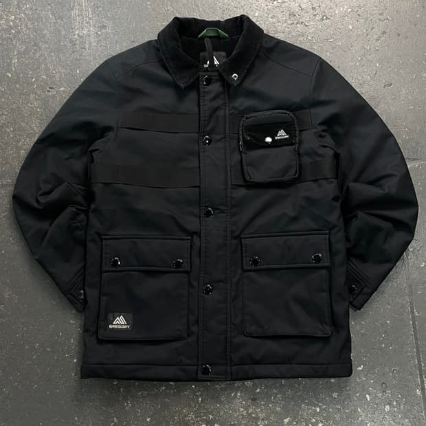 100 그레고리 코듀로이 카라 유틸리티 자켓