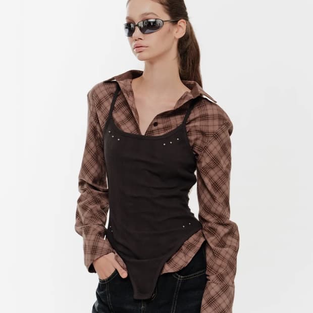 2000아카이브스 VITT STUD BODYSUIT 바디수트