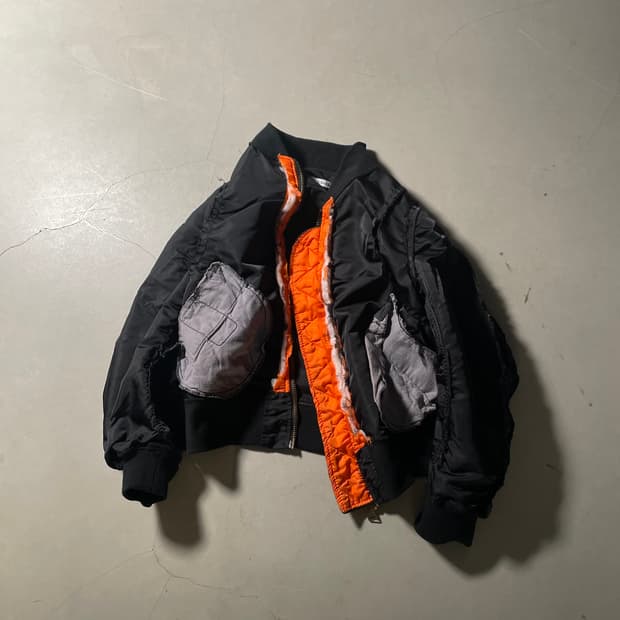 더 아담스 앤 리버 Rework MA-1 Cropped Bomber