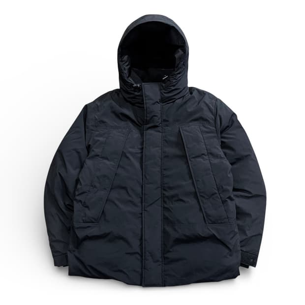 스노우피크 사선 포켓 헤비 다운 자켓
