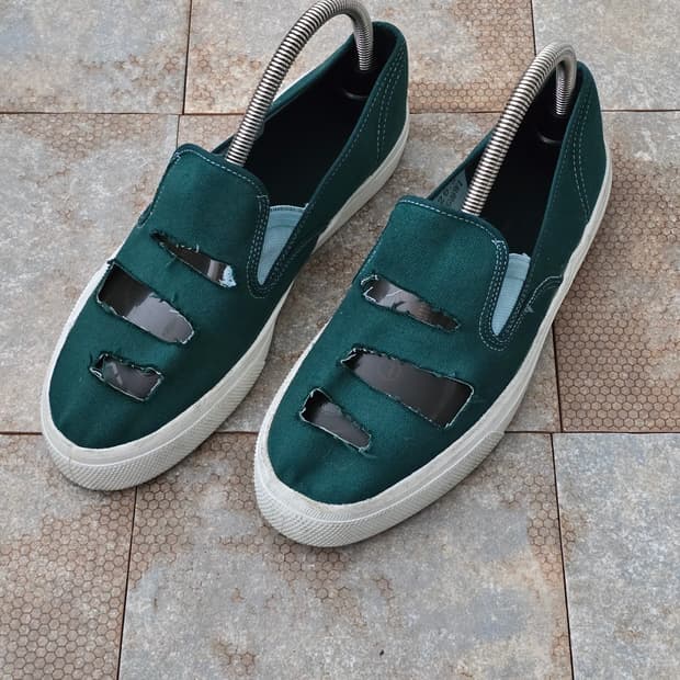 (265)꼼데가르송 옴므 플러스 데미지 슬립온 