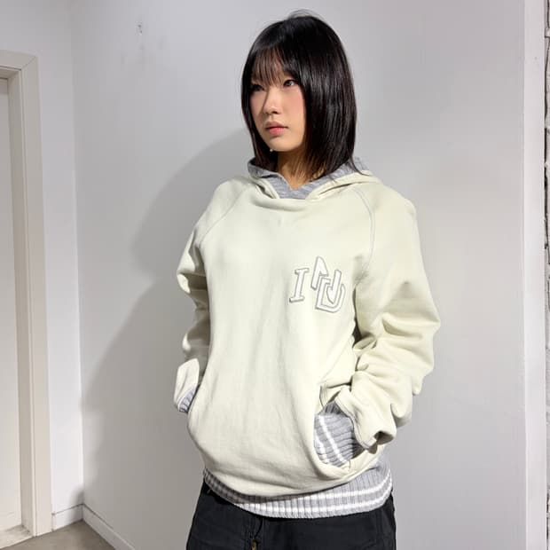 디젤 로고패치 후드티