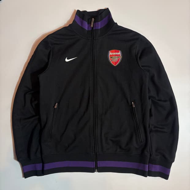 나이키 아스날 FC 로고 트랙 자켓 블록코어