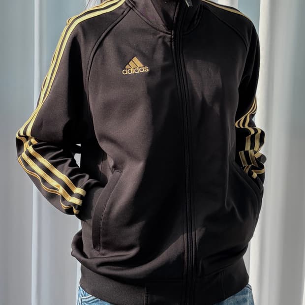 [S]아디다스 마샬아츠 검골 블랙 골드 트랙탑 져지