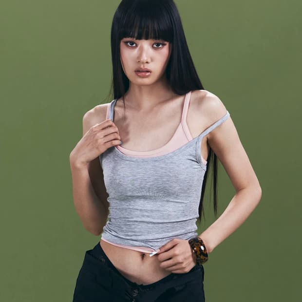 플리즈노팔로우 소프트 탱크탑 나시
