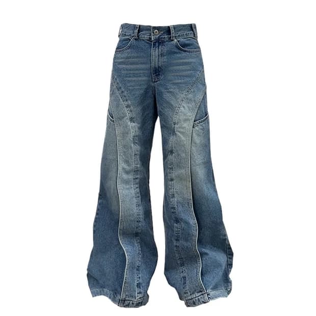 Ifeellucky 와이드 플레어팬츠