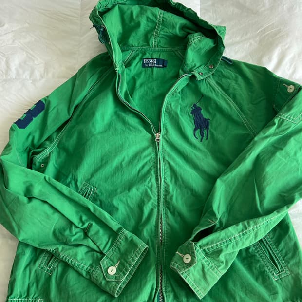 빅포니 후드 자켓