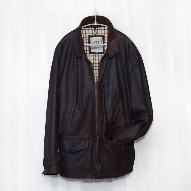 헨리코튼 오리지널 이태리 레더 클래식 헌팅 필드자켓 (50 / 105+)