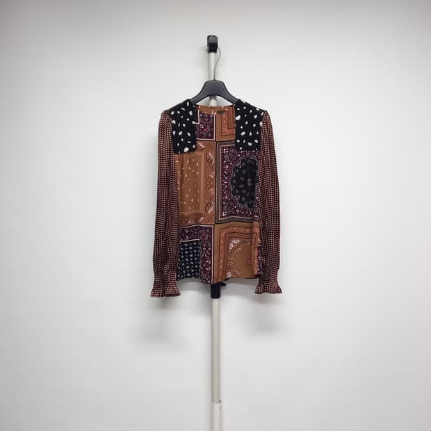 제시뉴욕 춘추 쉬폰 긴팔 블라우스 44