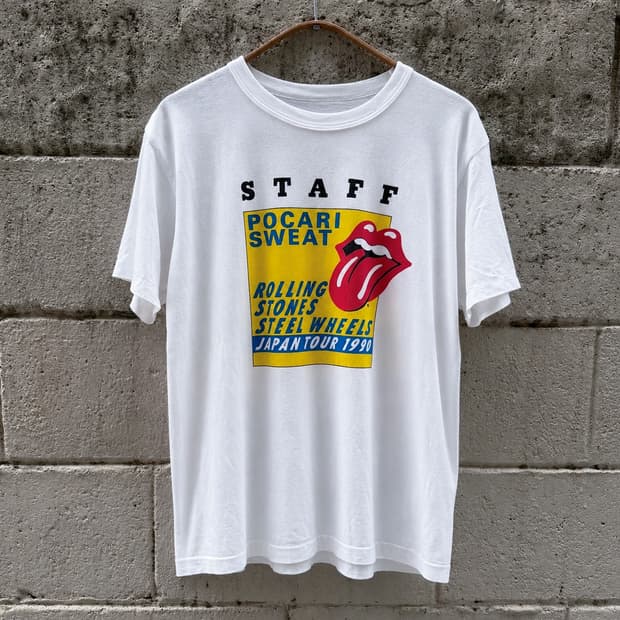 90s 롤링스톤즈 재팬투어 스태프 티셔츠