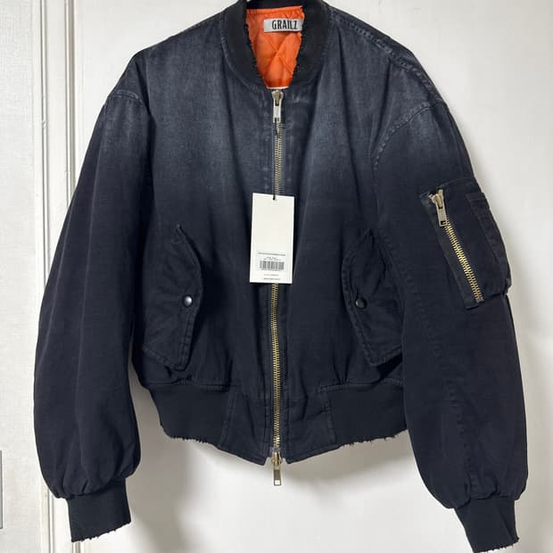 그레일즈 VINTAGE WASHED BOMBER JACKET