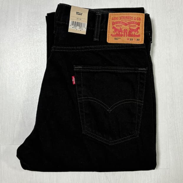 리바이스 517 블랙 33x30 새상품