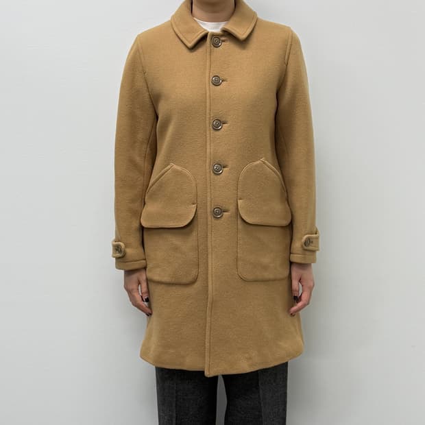 Beams Boy flap pocket coat