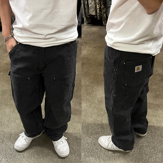 90s Carhartt 더블니 워크 팬츠 (35“)