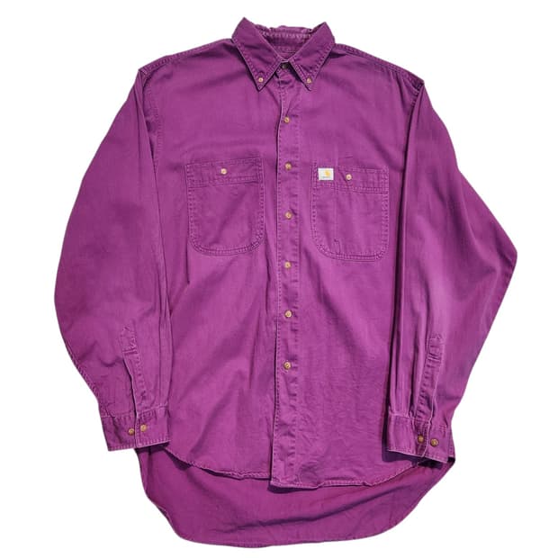 칼하트 투포켓 퍼플 셔츠 (L)