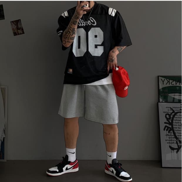 럭비 져지 블랙 (XL~XXL)