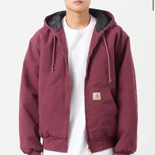 칼하트 wip 액티브자켓 말벡 버건디(M싸이즈)