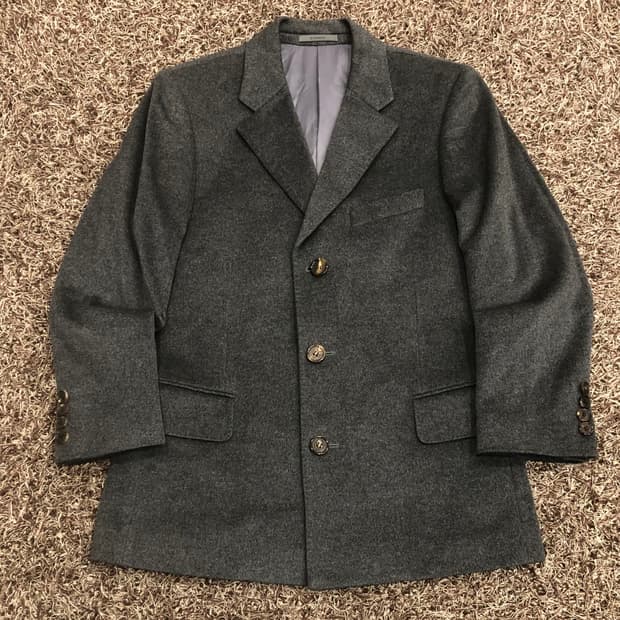 지방시 캐시미어 3버튼 블레이저 자켓 