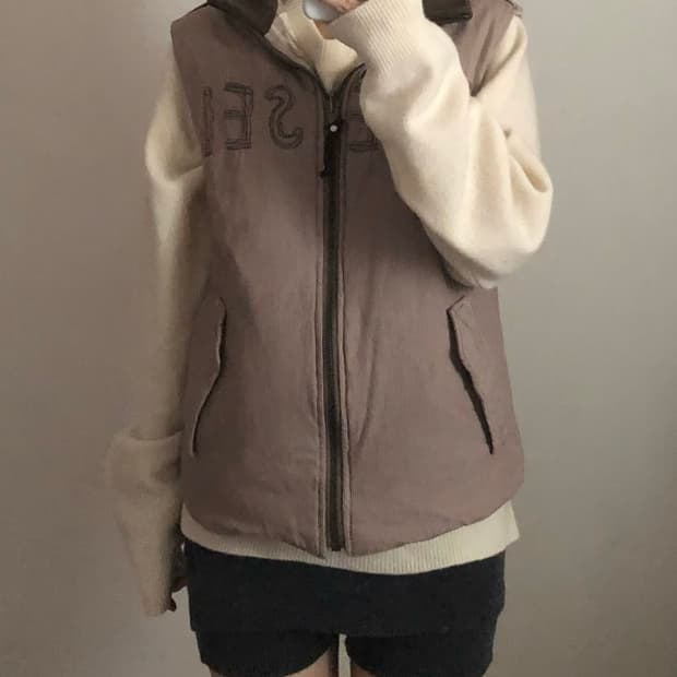 디젤 리버시블 양면 베스트 조끼