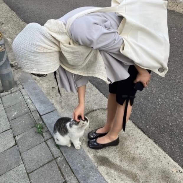 가비 패브릭 스카프
