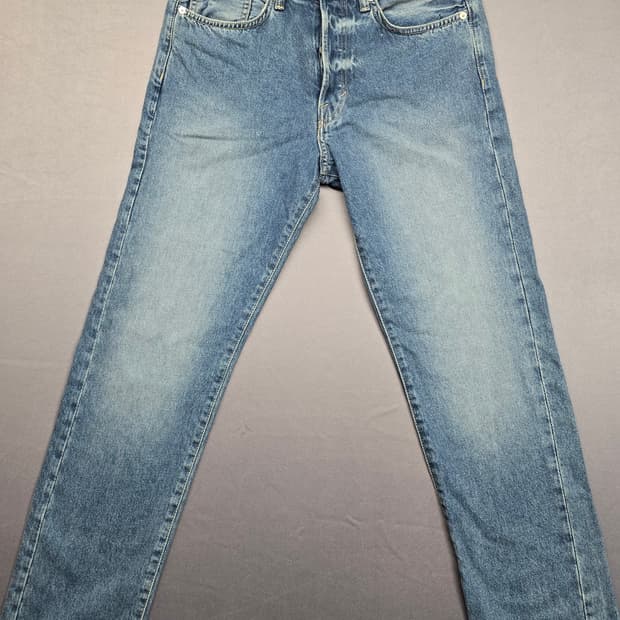 빈티지 블루진 바지