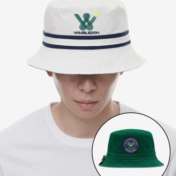 (새상품)폴로랄프로렌 윔블던 리버시블 버킷 햇 멀티컬러 S/M