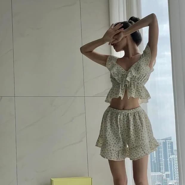 홈웨어 Blooming wear set up