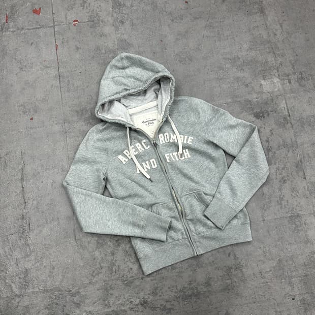 아베크롬비 그레이 후드집업