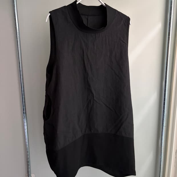 빈티지 슬리브 미니 원피스