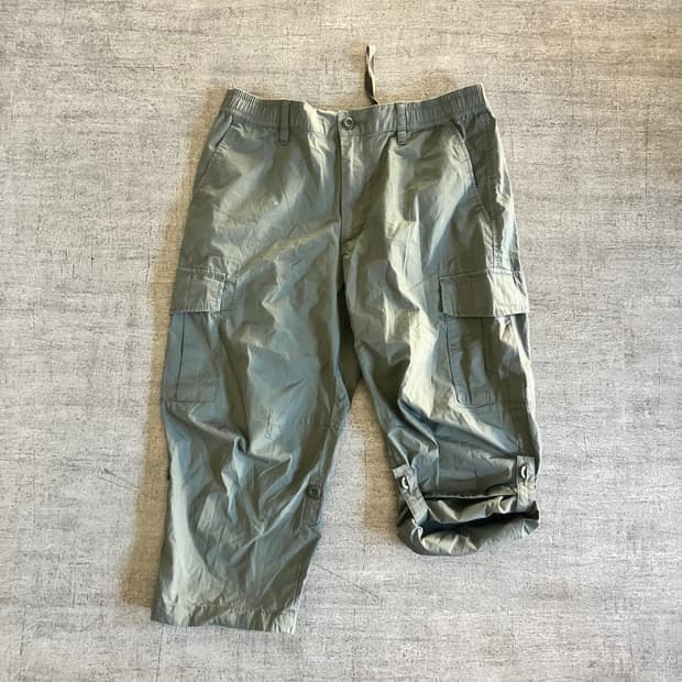 일본빈티지 Uniqlo 올드스쿨아메카지 너드남 하프팬츠 반바지