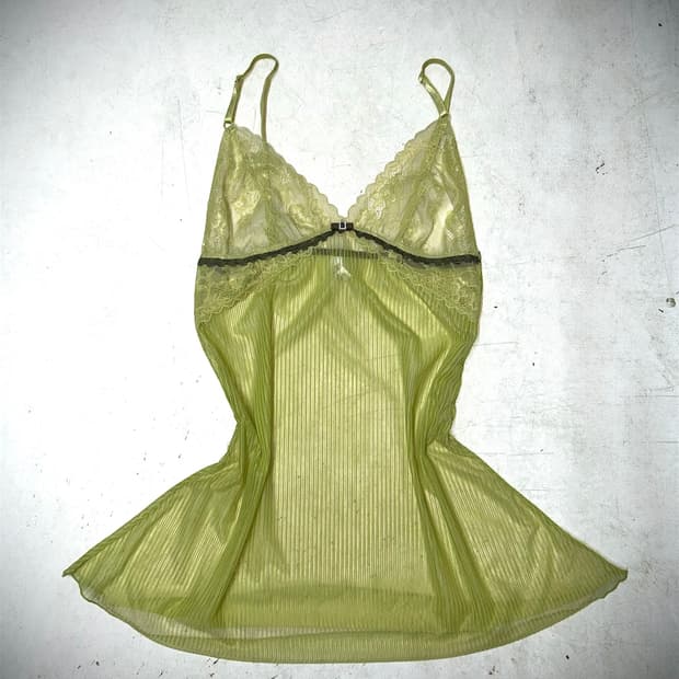 Light green lace camisole