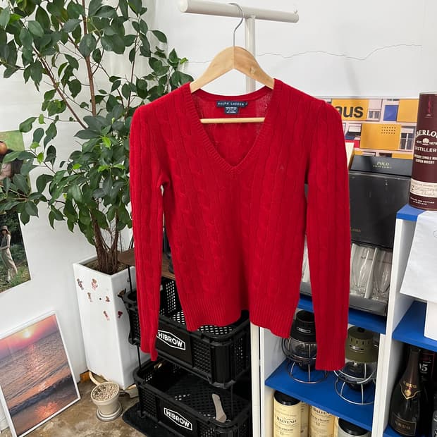 폴로랄프로렌 우먼 캐시미어 블렌드 니트 S