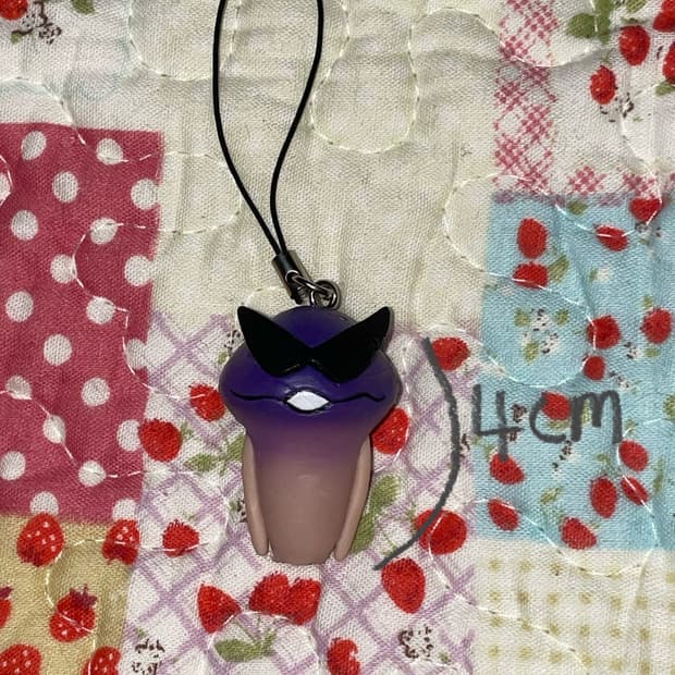 고전 빈티지 나메코 키링 스트랩 