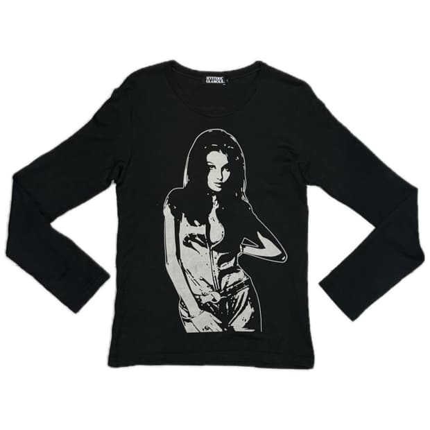 히스테릭 글래머 히스걸 롱슬리브 티셔츠