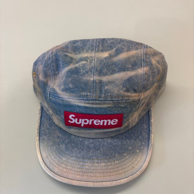 Supreme sanding denim campcap