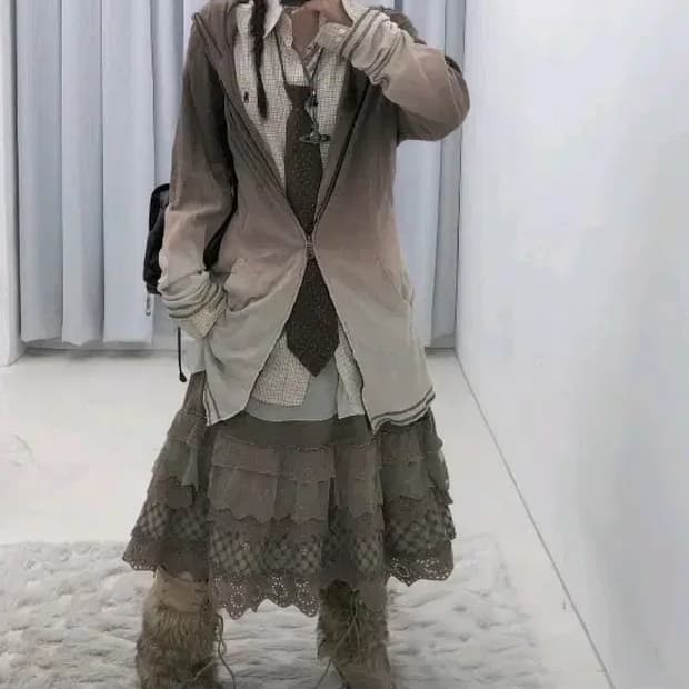 선가든파티 미라이클립 크루빈티지 큐빈티지 코이세이오 코디세트