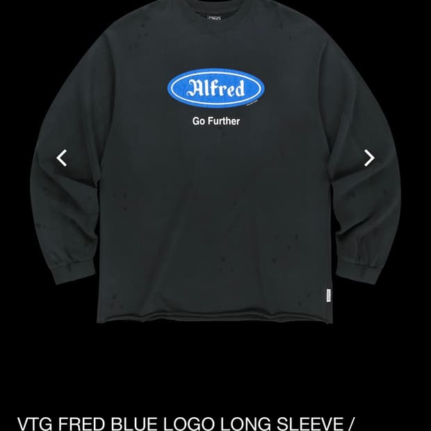 (새상품) alfred VTG FRED 롱슬리브