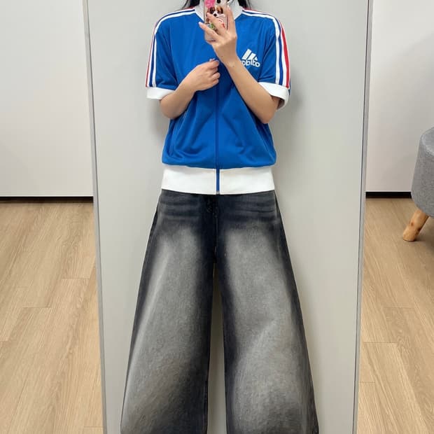 아디다스 올드스쿨 프랑스 반팔 트랙탑 져지