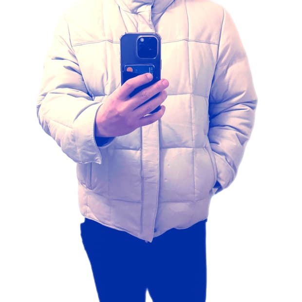 COMME CA DU MODE  MEN  양가죽 덕다운 자켓
