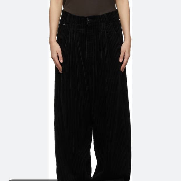 bless 와이드 플리츠 팬츠 L