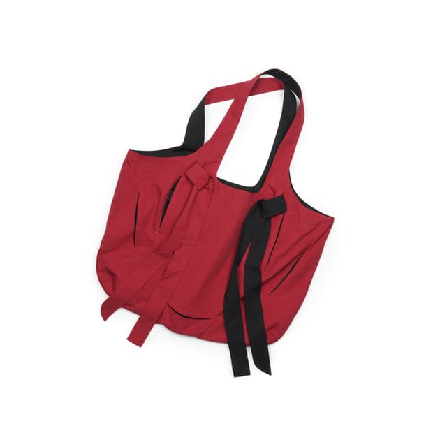yiyae  Reversible Tote Bag wine/black
