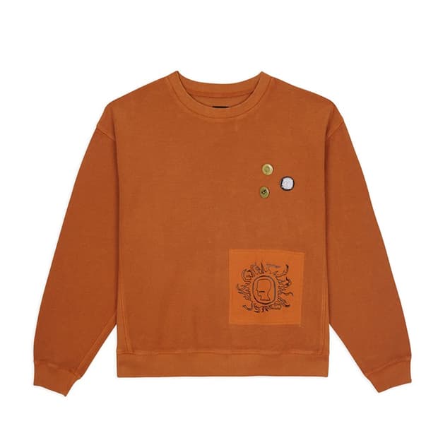 브레인데드Gargoyle Crewneck Ochre Light Brown