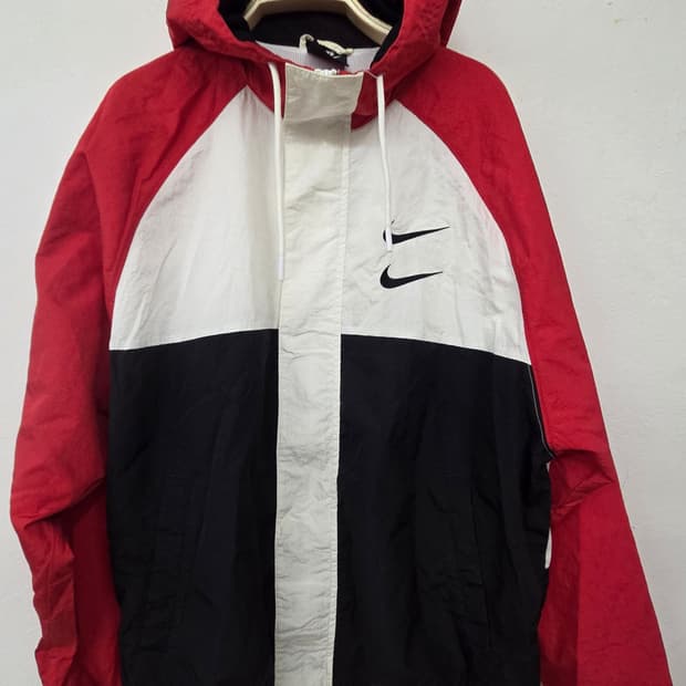 나이키 더블 스우시 바람막이 XXL