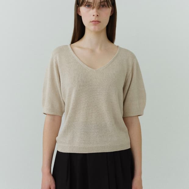 Ore 오어 été Puff Sleeve P/O 니트