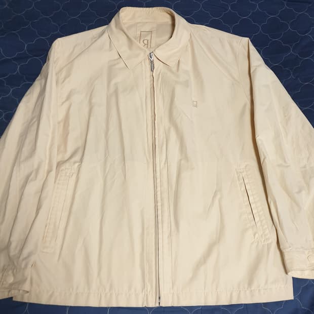 (빈티지) 로가디스 그린라벨 헤링턴 바람막이 자켓 베이지 (105)